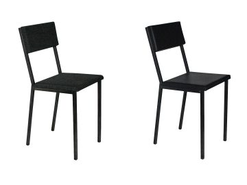 stalen stoelen met skai