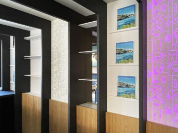 lichtgevend patroon voor bar met LED strips